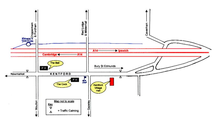 Map of Kentford